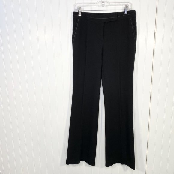 AXCESS by LIZ CLAIBORNE Black Trousers Puddle Pants 4 - Picture 2 of 12